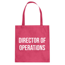 Director of Operations Cotton Canvas Tote Bag