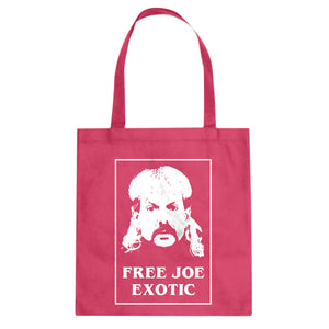 Free Joe Exotic Cotton Canvas Tote Bag