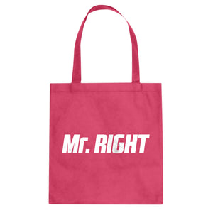 Tote Mr. Right Canvas Tote Bag