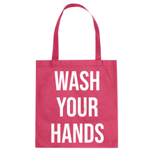 WASH YOUR HANDS Cotton Canvas Tote Bag