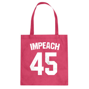Impeach 45 Cotton Canvas Tote Bag