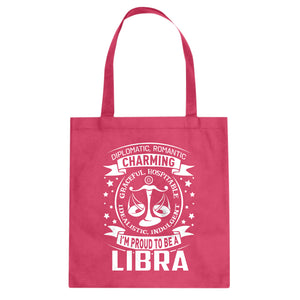 Tote Libra Astrology Zodiac Sign Canvas Tote Bag