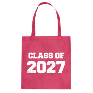 Class of 2027 Cotton Canvas Tote Bag