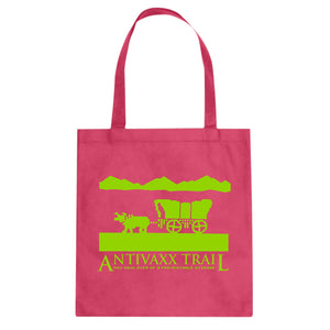 Antivaxx Trail Cotton Canvas Tote Bag