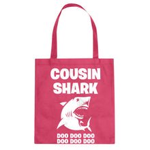 Cousin Shark Cotton Canvas Tote Bag