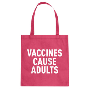 Tote Vaccines Cause Adults Canvas Tote Bag