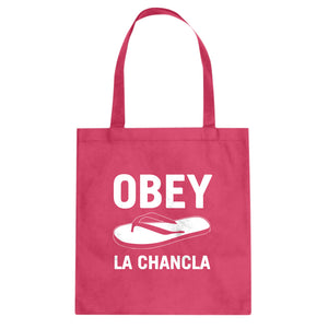 Obey La Chancla Cotton Canvas Tote Bag