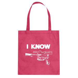 Tote I Know Canvas Tote Bag