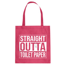 Straight Outta Toilet Paper Cotton Canvas Tote Bag