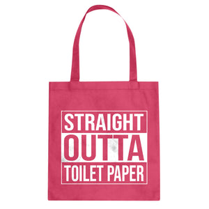 Straight Outta Toilet Paper Cotton Canvas Tote Bag