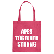 APES TOGETHER STRONG Cotton Canvas Tote Bag