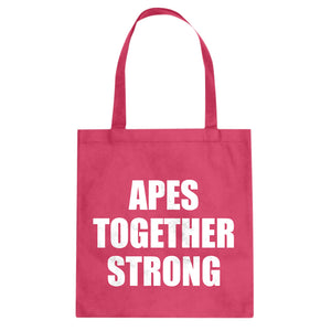 APES TOGETHER STRONG Cotton Canvas Tote Bag