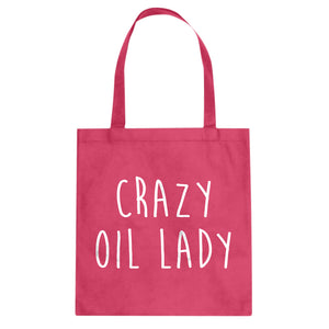 Tote Crazy Oil Lady Canvas Tote Bag