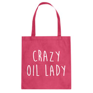 Tote Crazy Oil Lady Canvas Tote Bag