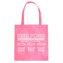 Tote Beer Pong National Champions Canvas Tote Bag
