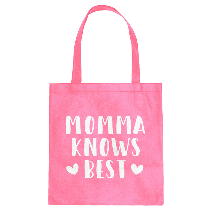 Tote Momma Knows Best Canvas Tote Bag