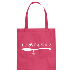 I Drive a Stick Cotton Canvas Tote Bag