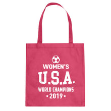 World Soccer Champs 2019 Cotton Canvas Tote Bag