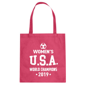 World Soccer Champs 2019 Cotton Canvas Tote Bag