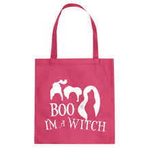 Boo! I'm a Witch! Cotton Canvas Tote Bag