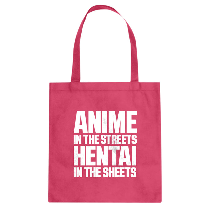 Tote Anime in the Streets Canvas Tote Bag