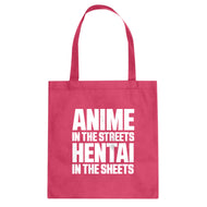 Tote Anime in the Streets Canvas Tote Bag