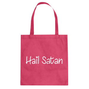 Hail Satan Cotton Canvas Tote Bag