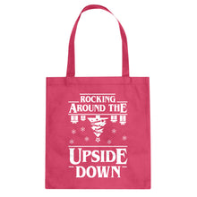 Rocking Around the Upside Down Cotton Canvas Tote Bag