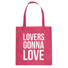 Lovers Gonna Love Cotton Canvas Tote Bag