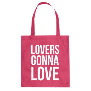 Lovers Gonna Love Cotton Canvas Tote Bag