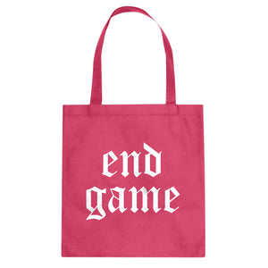 End Game Cotton Canvas Tote Bag