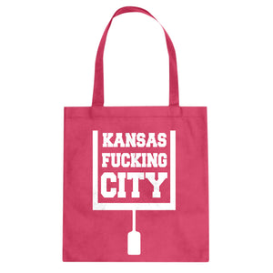 Kansas Fucking City Cotton Canvas Tote Bag