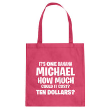 Its ONE BANANA Michael Cotton Canvas Tote Bag