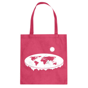 Tote Flat Earth Canvas Tote Bag