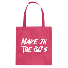 Tote Made in the 80s Canvas Tote Bag
