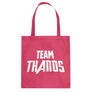 TEAM THANOS Cotton Canvas Tote Bag