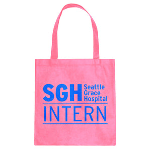Tote Intern Seattle Grace Hospital Canvas Tote Bag