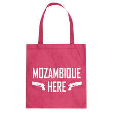 Mozambique Here Cotton Canvas Tote Bag