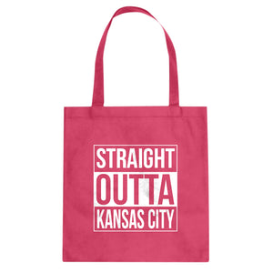Straight Outta Kansas City Cotton Canvas Tote Bag
