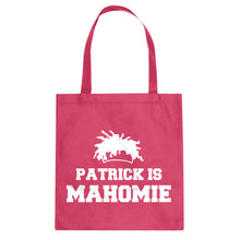 Patrick is Mahomie Cotton Canvas Tote Bag