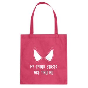 My Spider Senses are Tingling Cotton Canvas Tote Bag