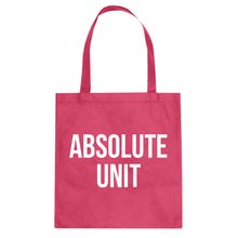 Absolute Unit Cotton Canvas Tote Bag