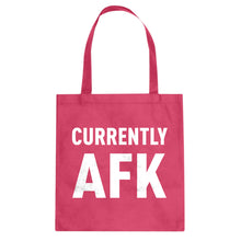 Currently AFK Cotton Canvas Tote Bag