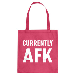 Currently AFK Cotton Canvas Tote Bag