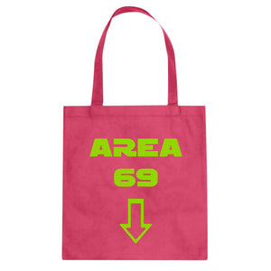 Area 69 Cotton Canvas Tote Bag