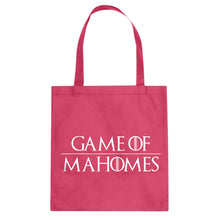 Game of Mahomes Cotton Canvas Tote Bag