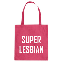 Super Lesbian Cotton Canvas Tote Bag