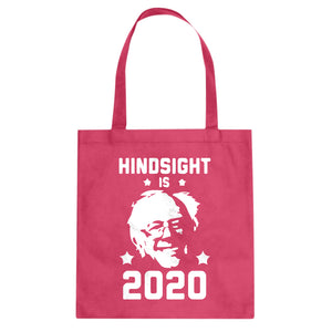 Hindsight is 2020 Bernie Sanders Cotton Canvas Tote Bag