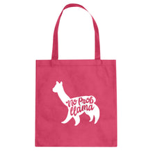 Tote No Prob llama Canvas Tote Bag