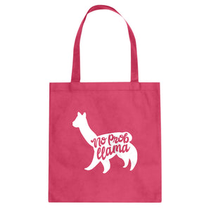 Tote No Prob llama Canvas Tote Bag